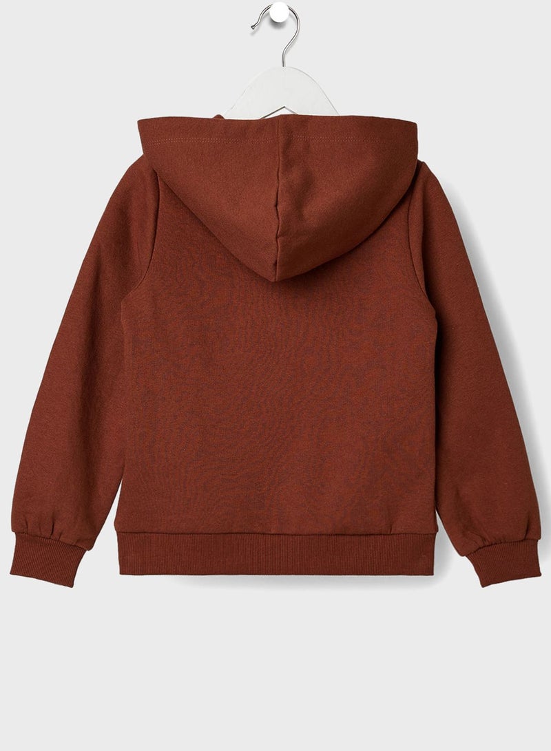 ONLY Kids Embroidered Logo Hoodie - Image 2