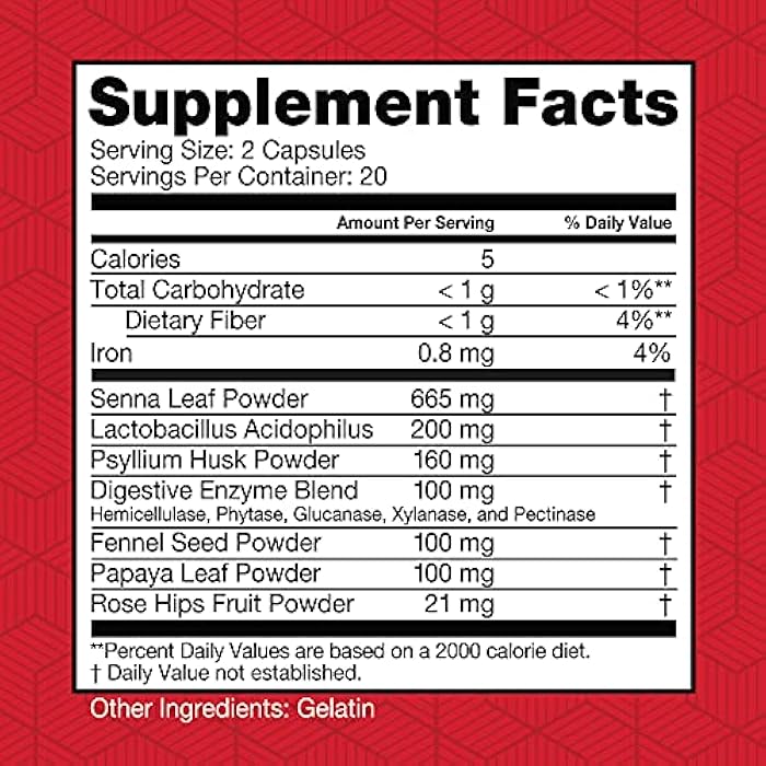 Health Plus Herbal Detox+ (10-Day Cleanse) 40 Capsules, 20 Servings - Image 2