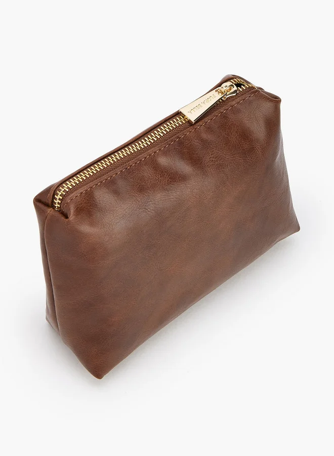 Flora Bella By Shoexpress Adjustable Shoulder Strap Crossbody Bag with Pouch