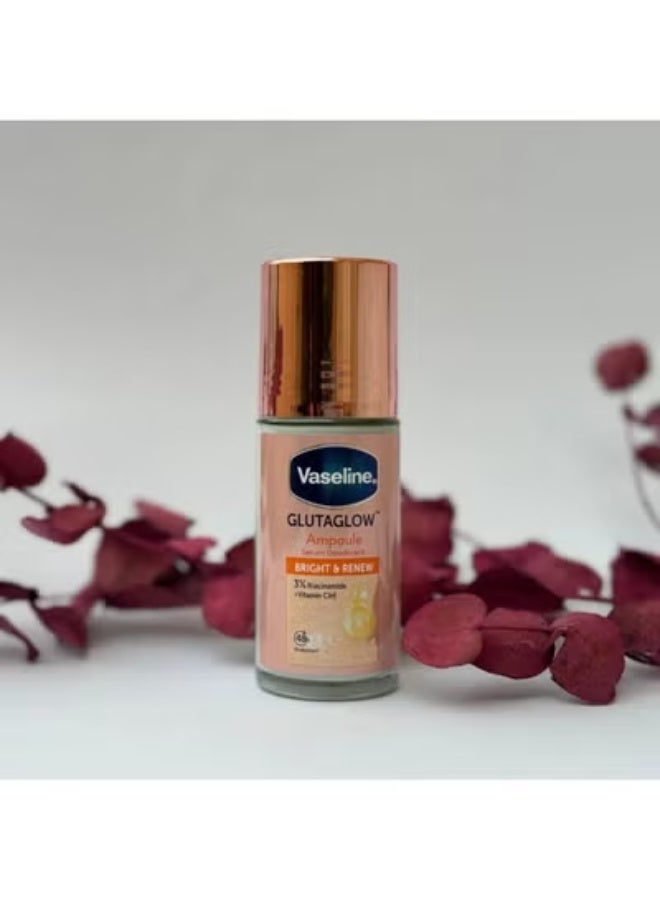 Vaseline Glutaglow Bright & Renew Ampoule Serum Deodorant - 45ml - Image 3