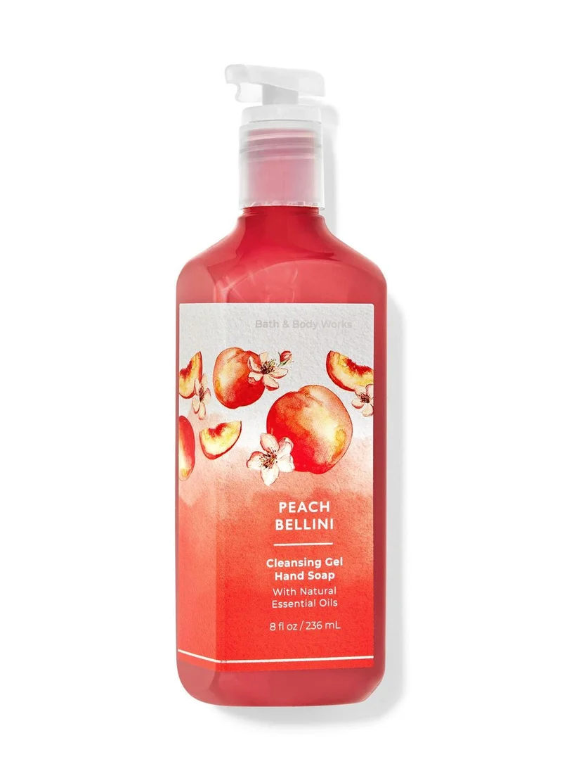 Bath & Body Works Peach Bellini Cleansing Gel Hand Soap 8 fl oz / 236 mL