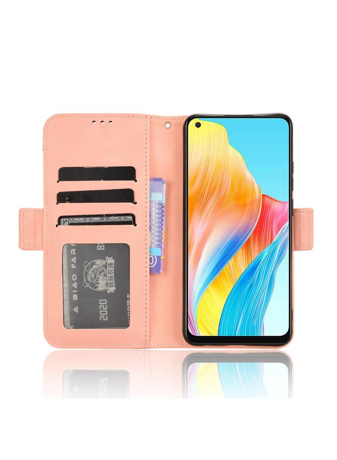 S-TOP Case For OPPO A58 4G Skin Feel Calf Texture Card Slots Leather Phone Case - Image 5