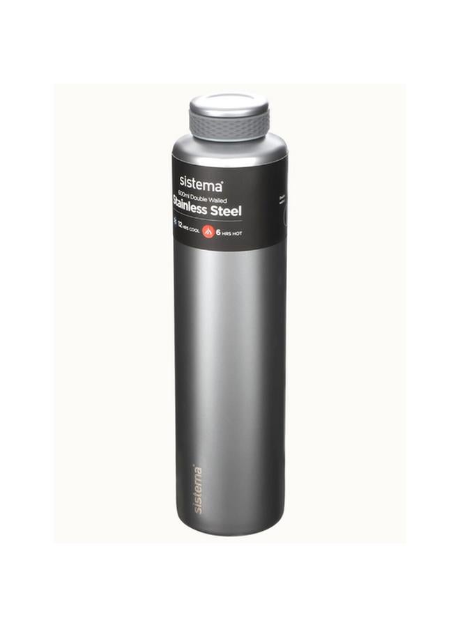 sistema Leak Proof Double Walled Vacuum Insulated Chic Stainless Steel Water Bottle Assorted Color 600ml 520 - Image 4