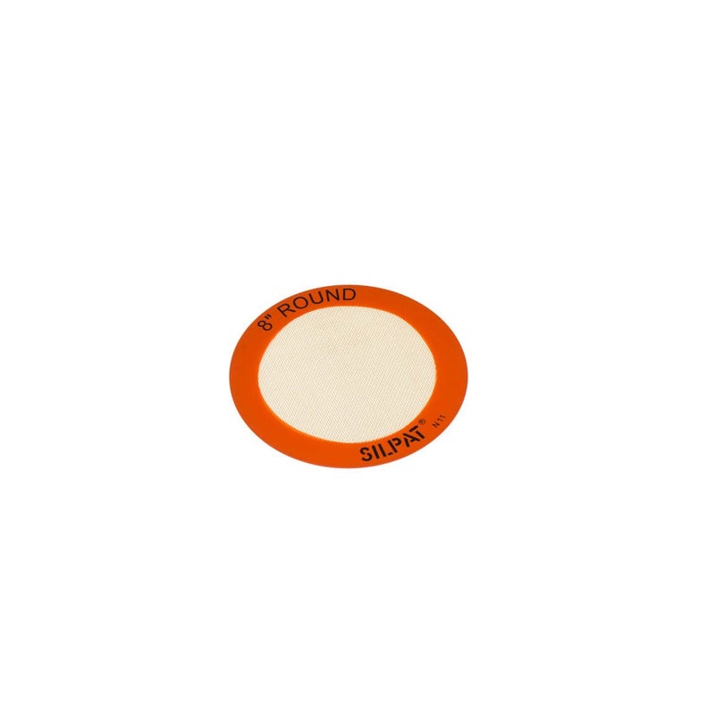 Silpat The Original Round Cake Liner Non-Stick Silicone Baking Mat, 8", AH197-01 - Image 2