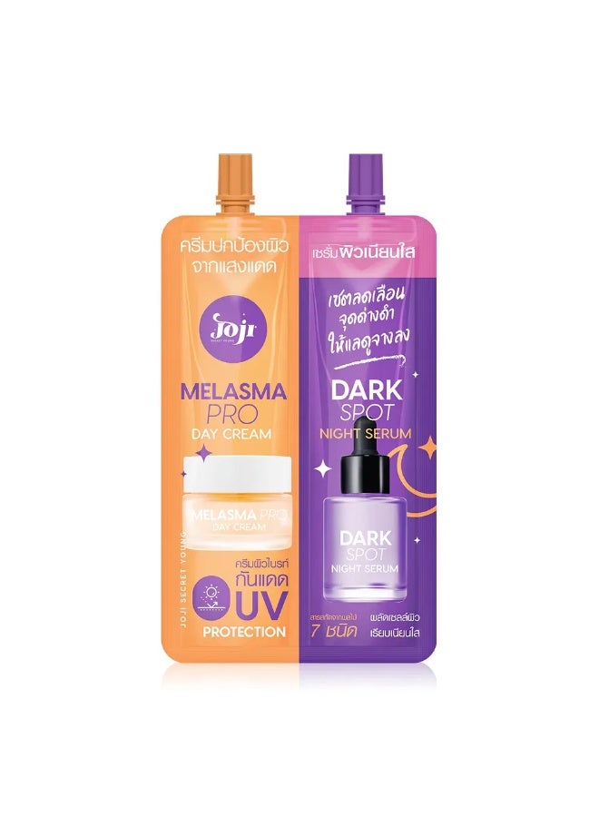Joji Melasma Pro Day Cream & Dark Spot Night Serum – 2-in-1 Skin Brightening & UV Protection Kit - Image 1