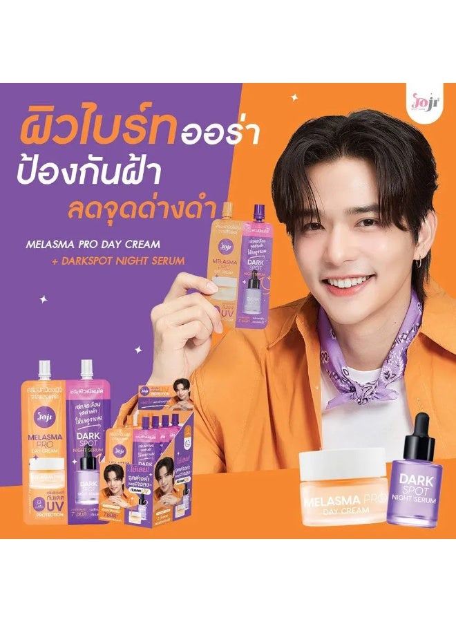 Joji Melasma Pro Day Cream & Dark Spot Night Serum – 2-in-1 Skin Brightening & UV Protection Kit - Image 2