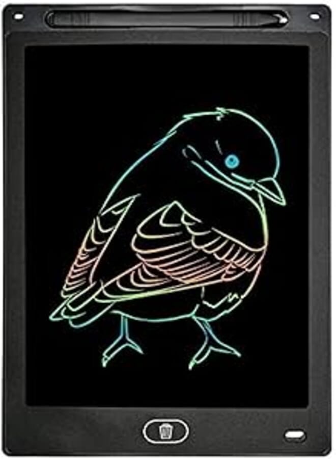 Digital Tablet Smart Chalkboard 12 Inch LCD Digital Tablet for Sketching, Writing, Tablet Graphics, and Teaching for Baby - Black