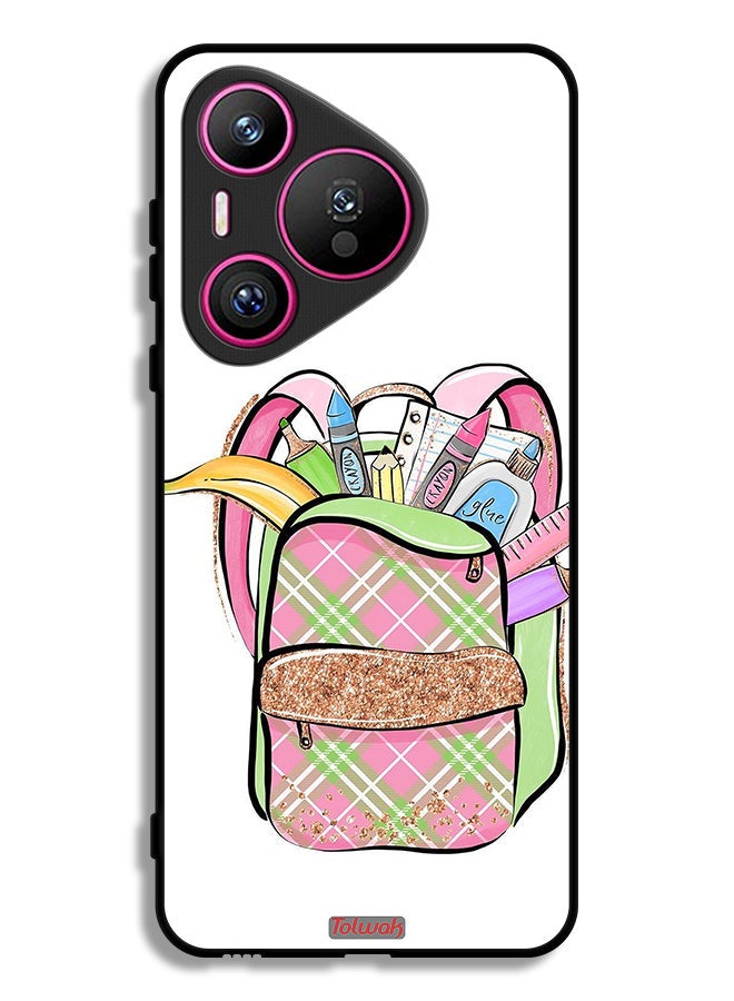 Tolwak Huawei Pura 70 Protective Case Cover Unicorn Girl Bag - Image 1