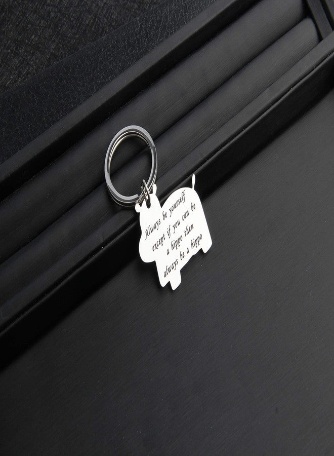 MYOSPARK Hippo Keychain Gift For Son (Hippo Keychain) - Image 4