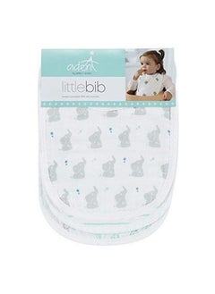 aden + anais Essentials 100% Cotton Muslin Snap Bib - Super Absorbent, Soft 3-Layer Baby Bib For Boys & Girls With Snap-Closure For Teething, Eating, Drooling, 3-Pack, Baby Star  - Image 1