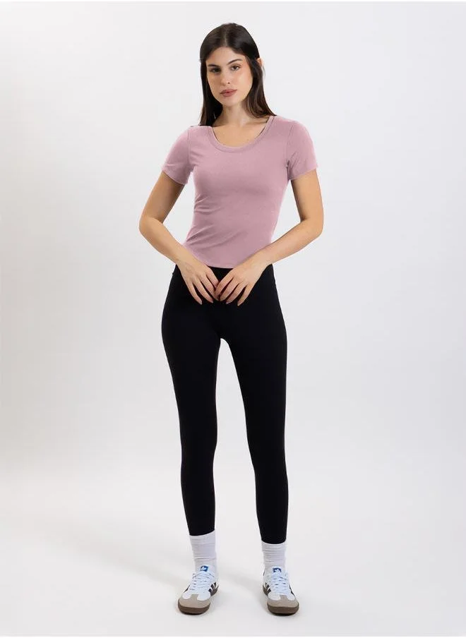 شايبس بلوزة قصيرة نحت الجسم