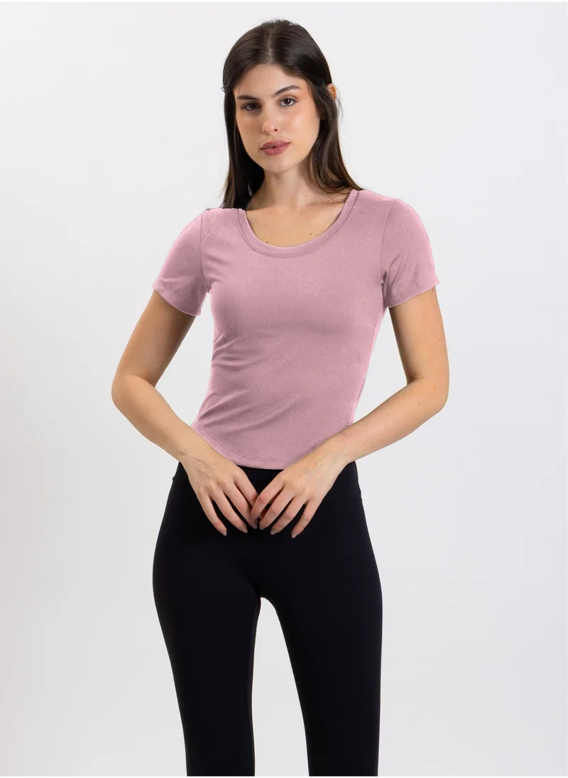 شايبس بلوزة قصيرة نحت الجسم