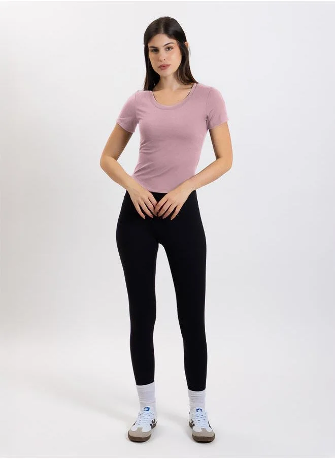 شايبس بلوزة قصيرة نحت الجسم