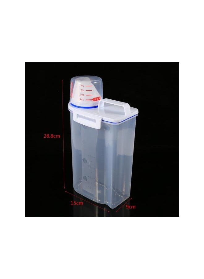 Generic - Pet Food Storage Container, Premium Pet Food Storage Containers Set Dog Cat Dry Food Dispenser Easy Pour With Cup Pet Supplies - Image 1