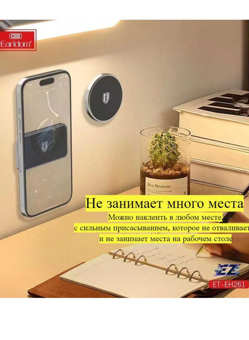 ELTRAZONE Magnetic Car Holder – Dashboard Mount, Black, Secure Grip for Smartphones - Image 4