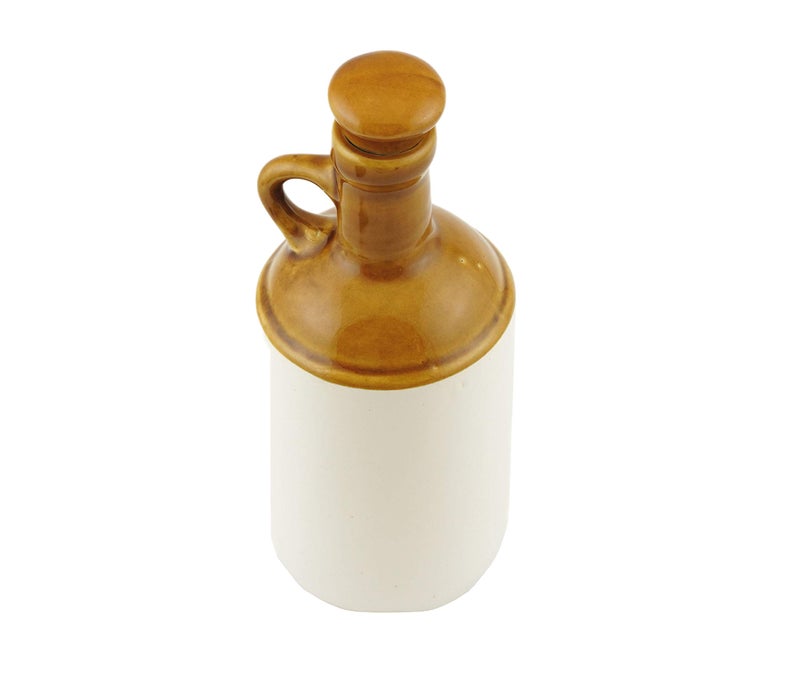 Yourowndcor Ceramic Oil Dispenser with lid | Kitchen Items 100% Food & Microwave Safe| Ideal for Storage of Any Liquid Oil, 1 Liter - Image 2
