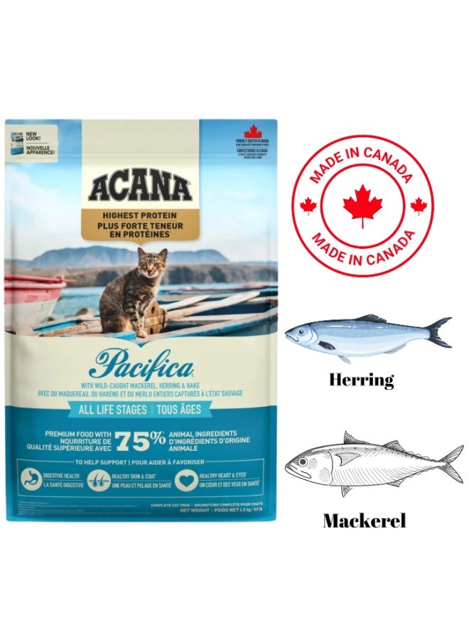 Acana Highest Protein Pacifica Dry Cat Food - All Life Stages 1.8 Kg - Image 2