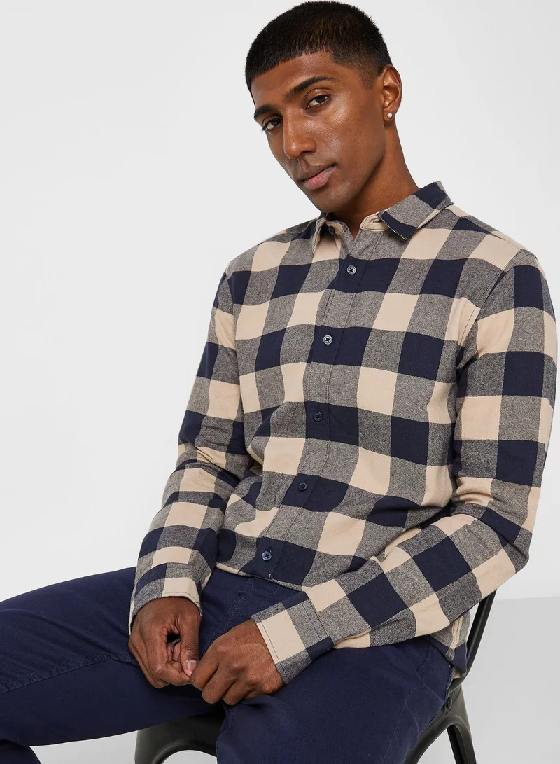 Only & Sons Checked Regular Fit Shirt