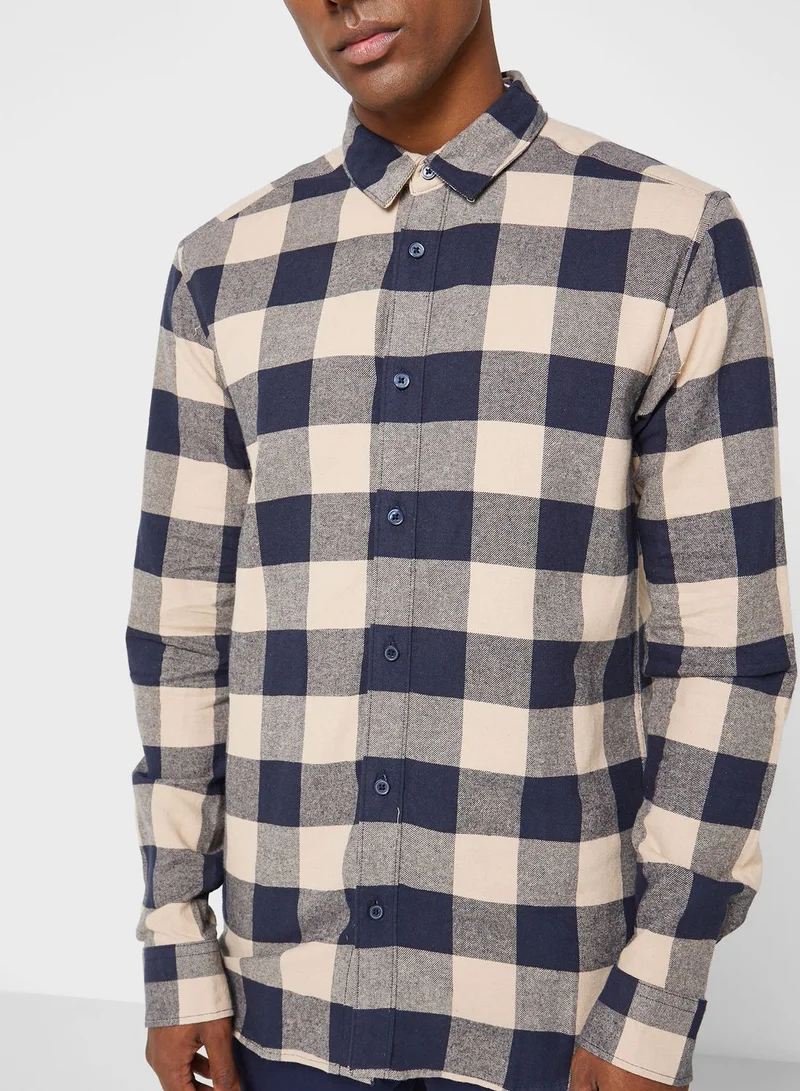 Only & Sons Checked Regular Fit Shirt