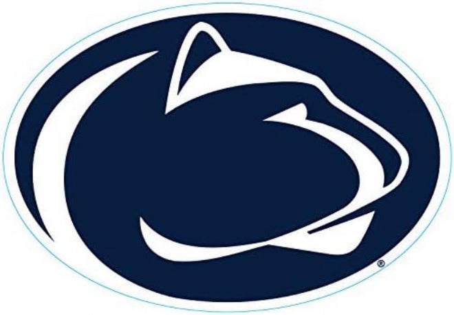 أزرق 84 مجموعة من 3 ملصقات ورقية بحجم 6 بوصات لفريق Penn State Nittany Lions باللون الأزرق، من إنتاج NCAA Blue Brand، متوفرة بلون أزرق بحري (Navy)، وبحجم واحد فقط. - Image 2