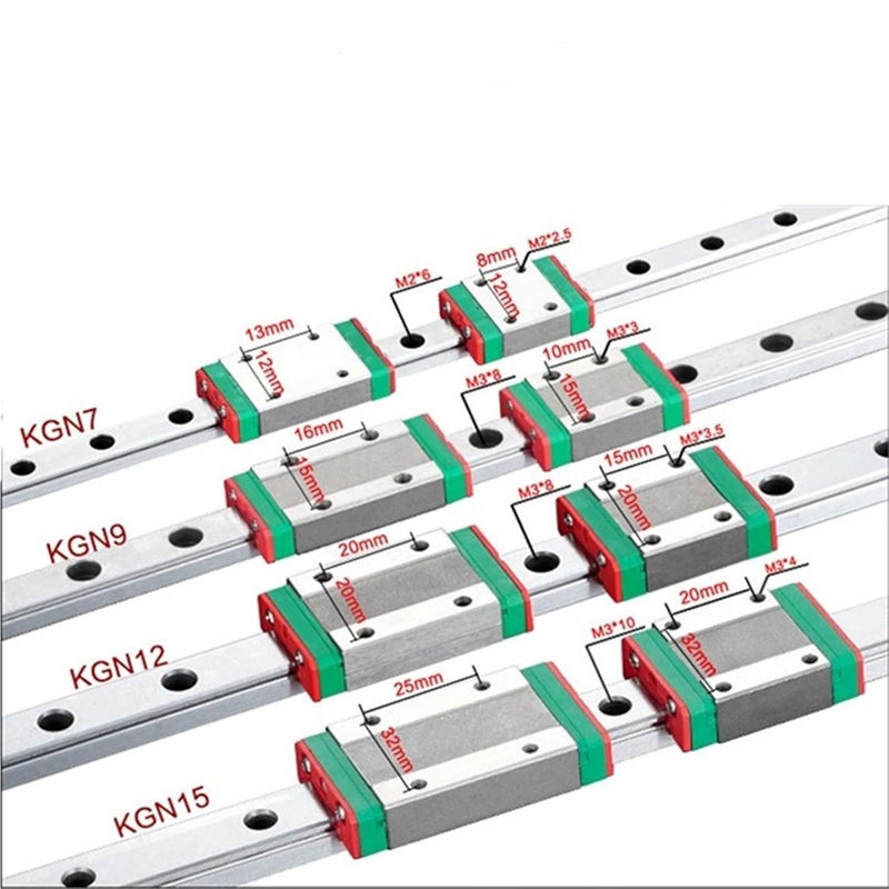 Linear Guide Rail MGN12 MGN9 MGN15 MGN7 CNC 3D Printer Parts Miniature Linear Guide Slide Carriage Customizable Any legth(MGN7C,600mm) - Image 3