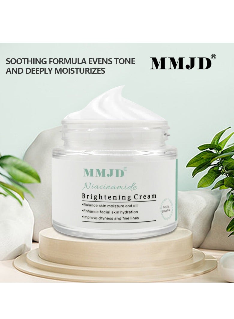 MMJD Hydrating, Moisturizing and Brightening Niacinamide Facial Cream 30ml - Image 2