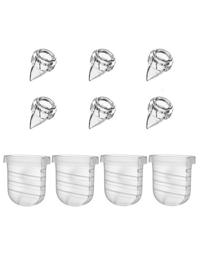 PDFans 10pcs Duckbill Values&Silicone Diaphragm Compatible with NCVI NICEGREEN Nuliie Zooawa S32 Breast Pump Parts Replacement Accessories - Image 1