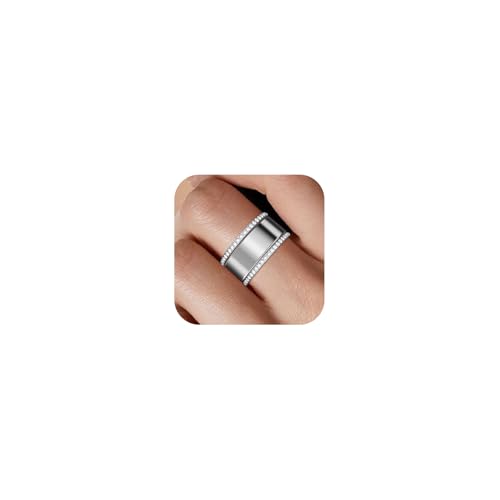 ZOOROO 2-Pack 14K Gold Plated Stacking Rings for Oura Ring Gen 4/Oura Ring Gen 3, Cubic Zirconia Simulated Diamond Oura Stack Rings for Women - Image 1