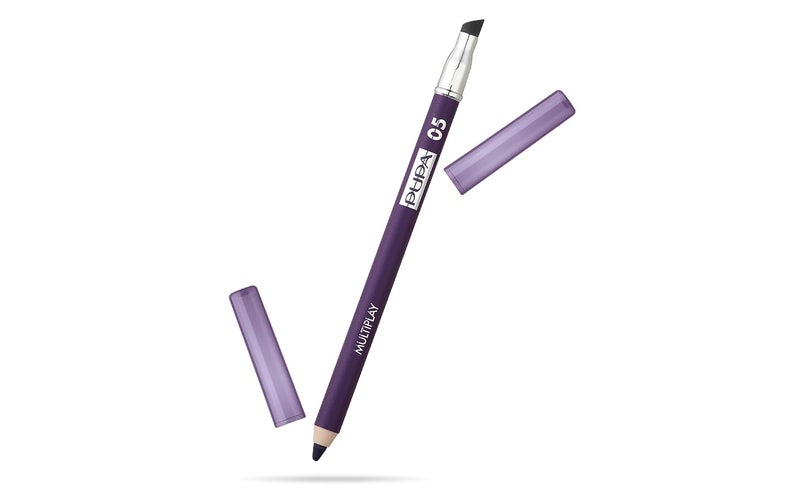 PUPA Milano Multiplay Eye Pencil - Perfectly Lines Your Eyes - Brilliant Color Payoff - Intensifies Your Look - Soft and Smooth Texture - Suitable for Sensitive Eyes - 05 Full Violet - 0.04 oz