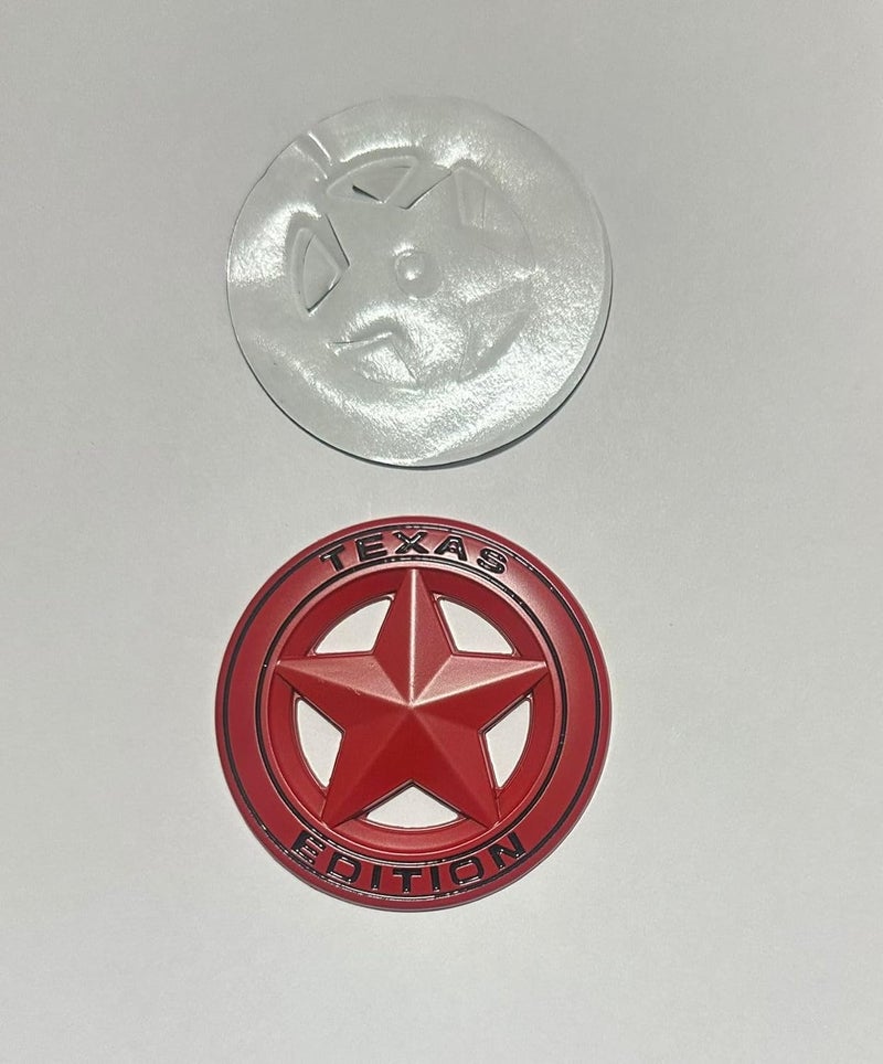 AUTO MT شعارات للسيارة والدراجة شعار معدني وشبكة شعار معدني، ملحقات السيارات لشعار 3D شارة ملصق رياضة السيارات ملصق جولة كبيرة. - Image 2