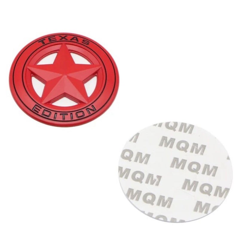 AUTO MT شعارات للسيارة والدراجة شعار معدني وشبكة شعار معدني، ملحقات السيارات لشعار 3D شارة ملصق رياضة السيارات ملصق جولة كبيرة. - Image 3