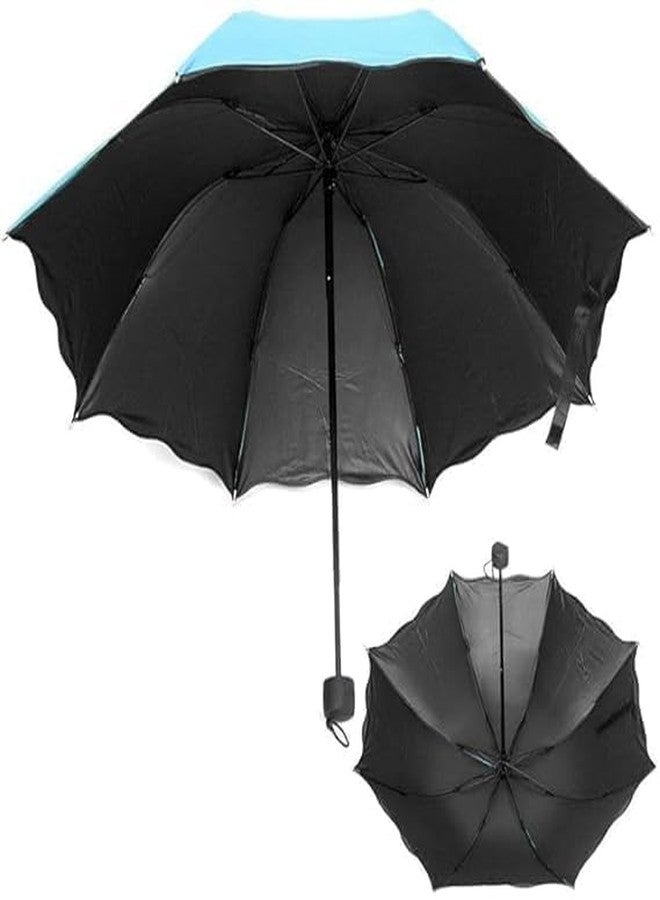 Packcy UV Sun & Rain Protected Magic Umbrella - Water-Activated Pattern Design | Automatic Folding for Women, Men Kids Strong Windproof, Cute Fashion Travel - Image 4