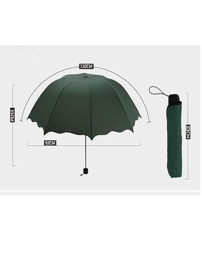 Packcy UV Sun & Rain Protected Magic Umbrella - Water-Activated Pattern Design | Automatic Folding for Women, Men Kids Strong Windproof, Cute Fashion Travel - Image 3