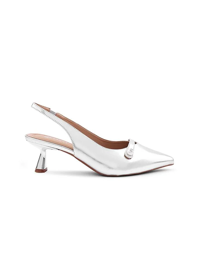 كابلي Cuple Pointed Toe Slingback Heels