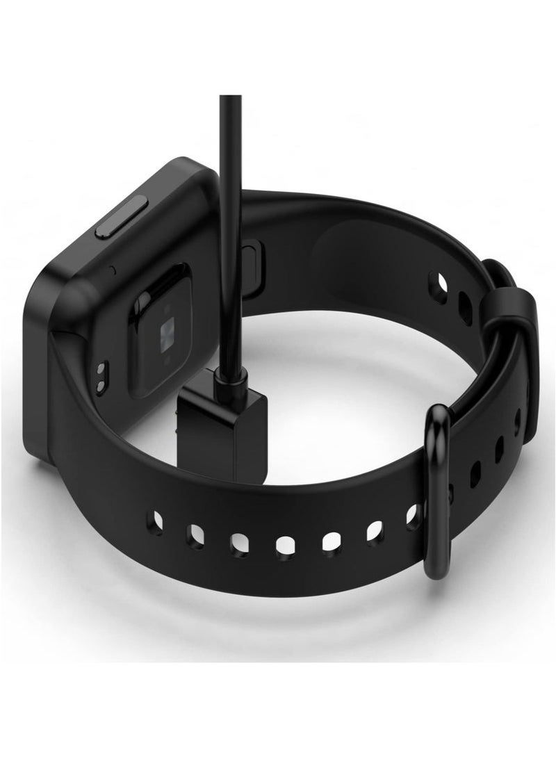 إتش إل تيك كابل شاحن مغناطيسي لهاتف شاومي 7 برو ، ساعة ريدمي 2 ، ساعة ريدمي 2 لايت ، ريدمي هورلوج 2 ، ريدمي سمارت باند برو ، شاحن ساعة ذكية كابل شحن USB بطول 1 متر / 3.3 قدم أسود - Image 5