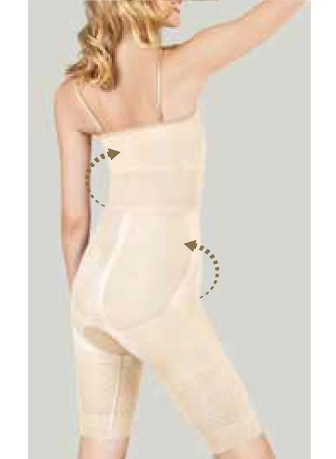 VEILLE Skin-Colored Shaping Body Corset | Seamless | Buttock Support and Slim Structure | Smooth Appearance.