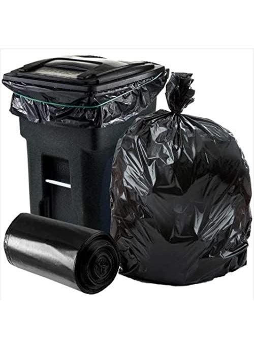 Generic iVORY Garbage Bags Medium Size 19x21 Inches 120 Bags Pack of 4 Rolls with 30 Bags Each for Dustbin BagTrash Bag Pouch Packing Black 19 21  - Image 4
