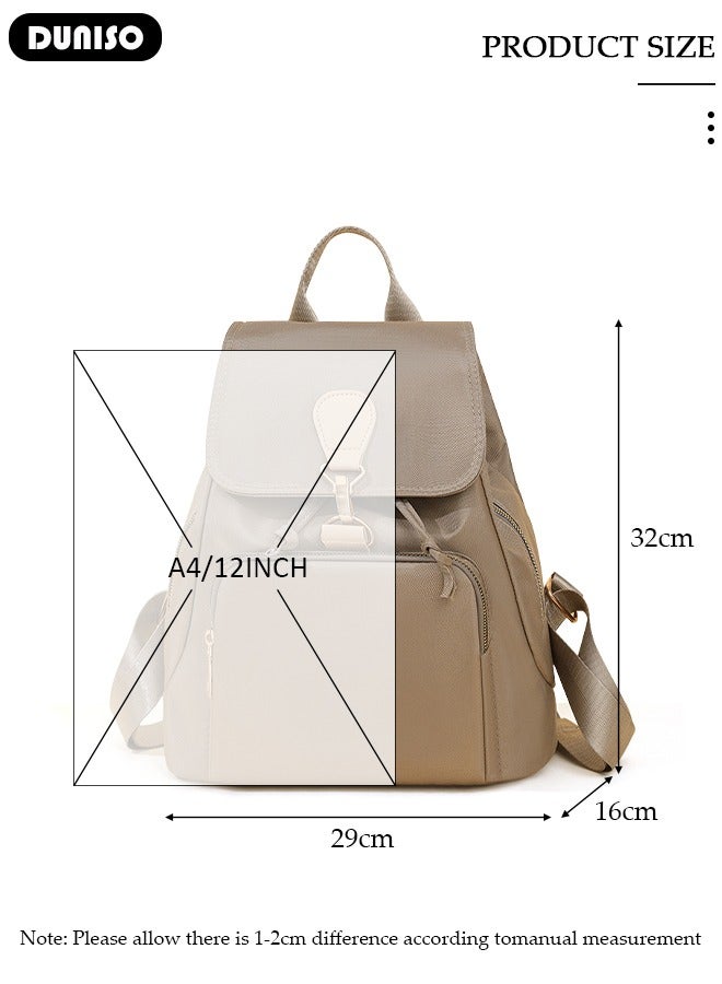 DUNISO Women Backpack Purse, Waterproof Backpack for Girl Woman Black Travel Bookbag Lady Shoulder Bag, Lightweight Ladies Fashion Daily Backpack Anti-theft Casual Daypack  - Image 4