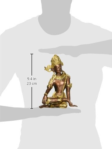 Idol Collections Brass Indra Idol, Height : 9.4" I Home decor - Image 3