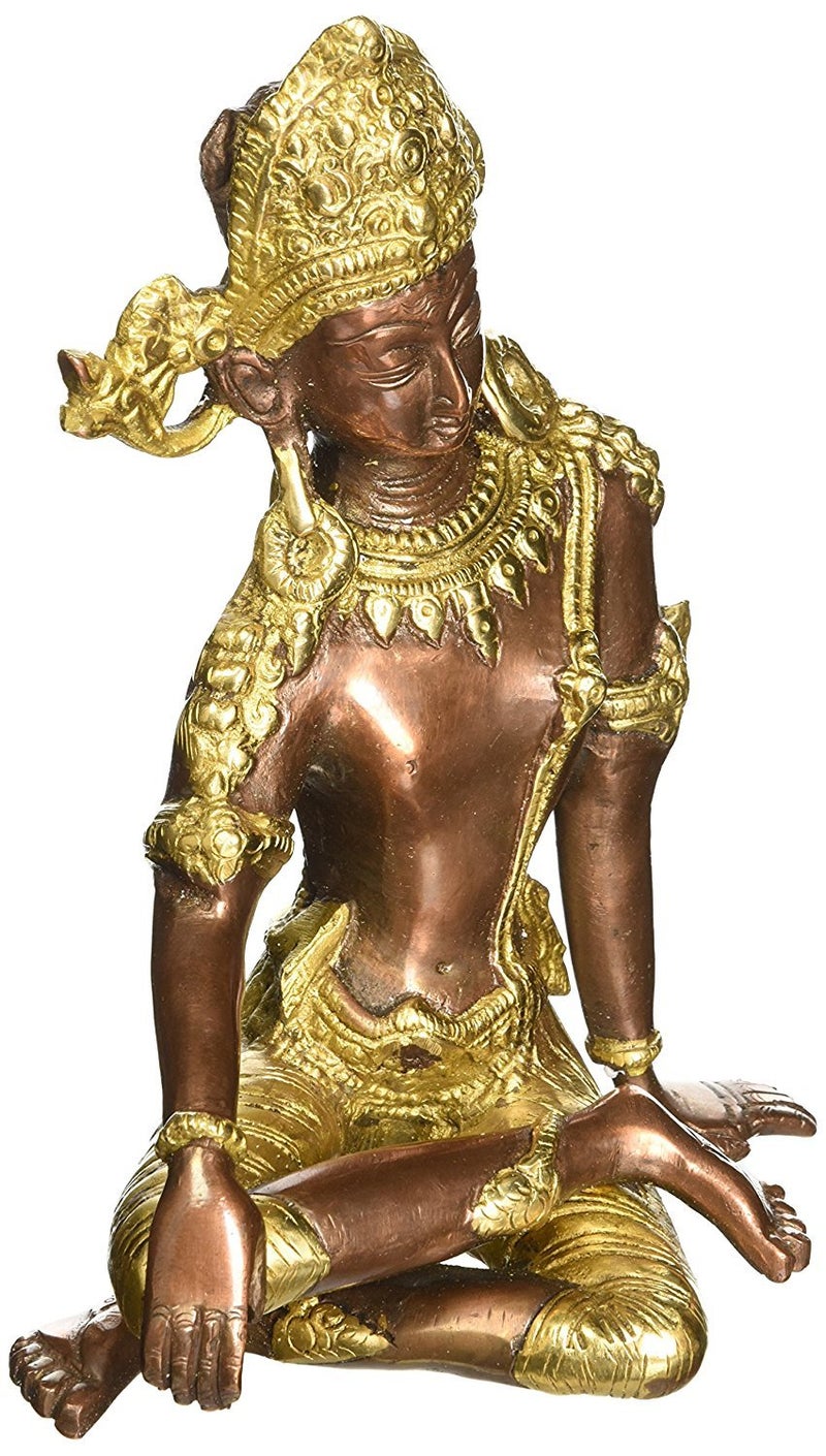Idol Collections Brass Indra Idol, Height : 9.4" I Home decor - Image 4