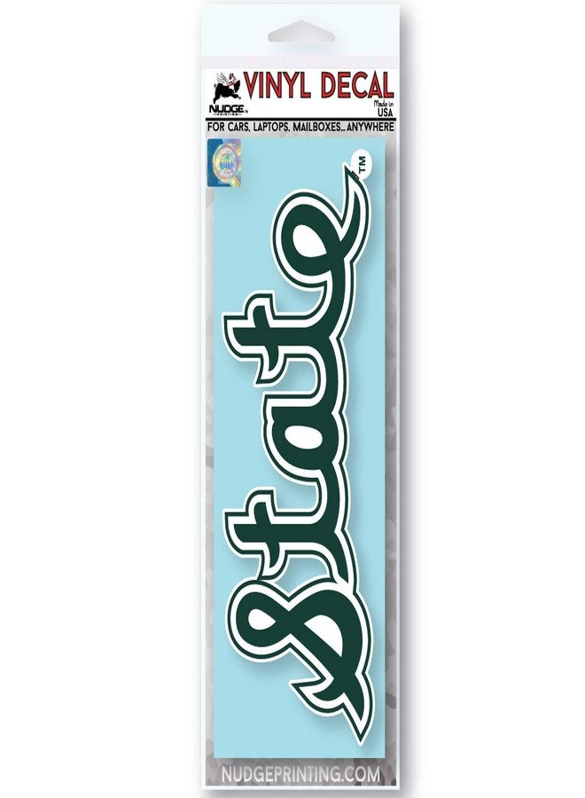 Nudge Printing Michigan State Stickers MSU Spartans Vintage 1979 Retro Basketball Script Cursive Logo Heavy-Duty Weatherproof Decal for Car Windows, Laptops or Water Bottles - Image 4