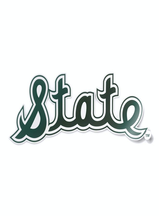 Nudge Printing Michigan State Stickers MSU Spartans Vintage 1979 Retro Basketball Script Cursive Logo Heavy-Duty Weatherproof Decal for Car Windows, Laptops or Water Bottles - Image 1