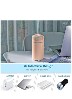 Excefore Car Diffuser Humidifier Aromatherapy Essential Oil Diffuser USB Cool Mist Mini Portable Diffuser for Car Home Office Bedroom  - Image 4