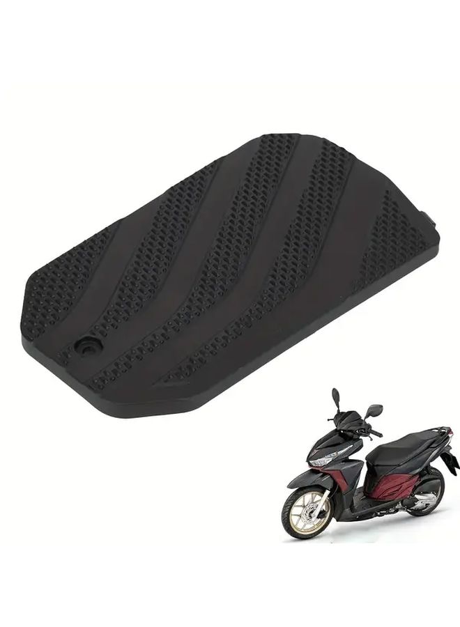 Motorcycle Battery Cover Black with Ventilation Holes Anti Slip Grip Tool Free Installation - Image 1