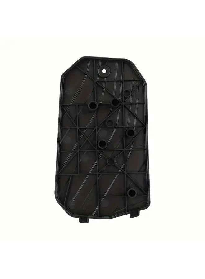 Motorcycle Battery Cover Black with Ventilation Holes Anti Slip Grip Tool Free Installation - Image 3