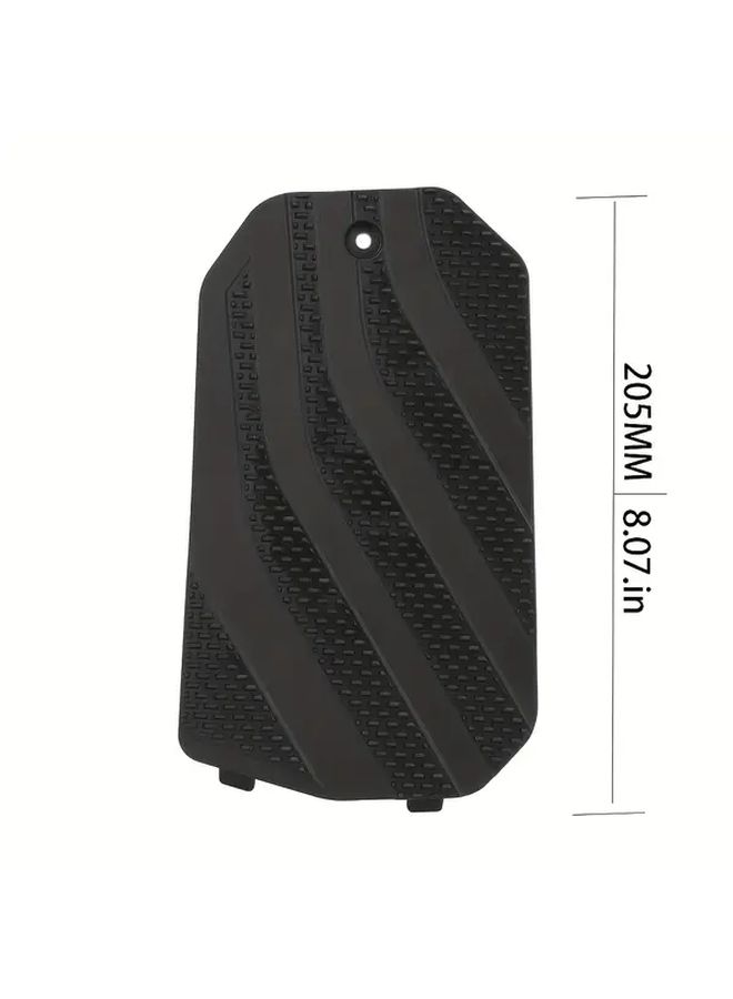 Motorcycle Battery Cover Black with Ventilation Holes Anti Slip Grip Tool Free Installation - Image 2