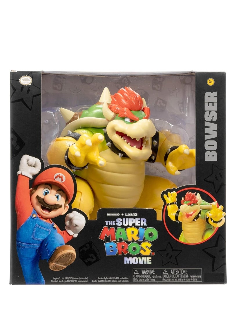 Super Mario Movie - Fire Breathing Bowser Action Figure - Image 4