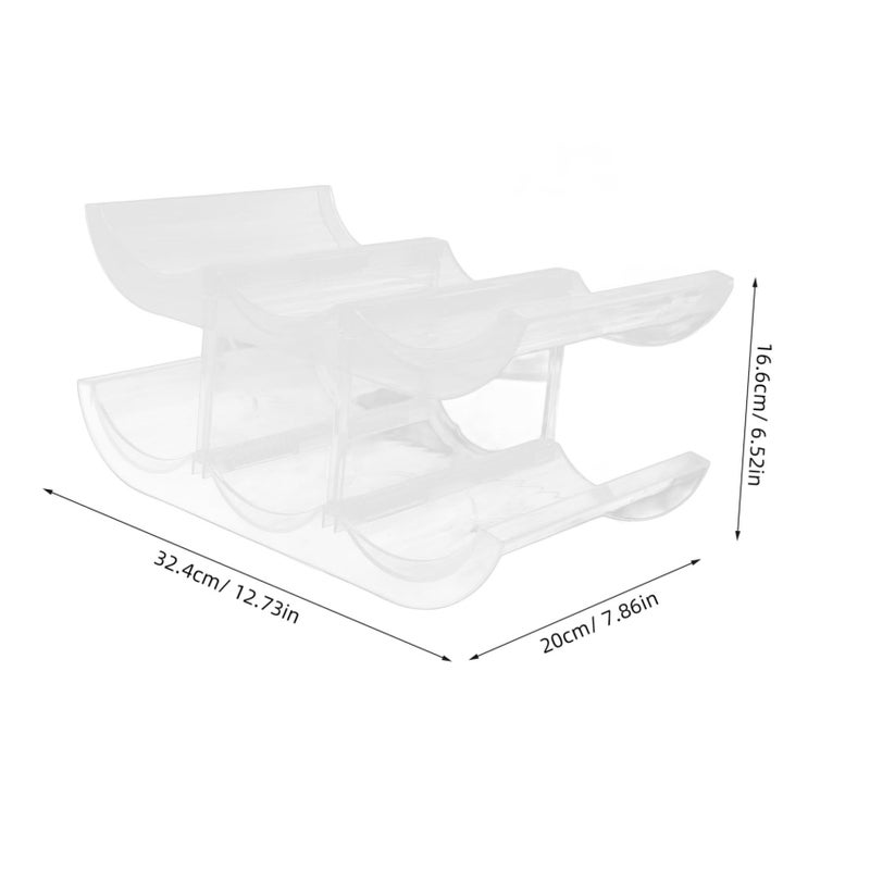 Double Layer Water Bottle Organizer Tumbler Stand Space Saving Storage Rack For Kitchen Cabinet - Image 3