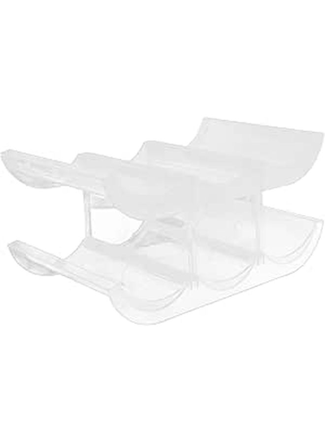 Double Layer Water Bottle Organizer Tumbler Stand Space Saving Storage Rack For Kitchen Cabinet - Image 1