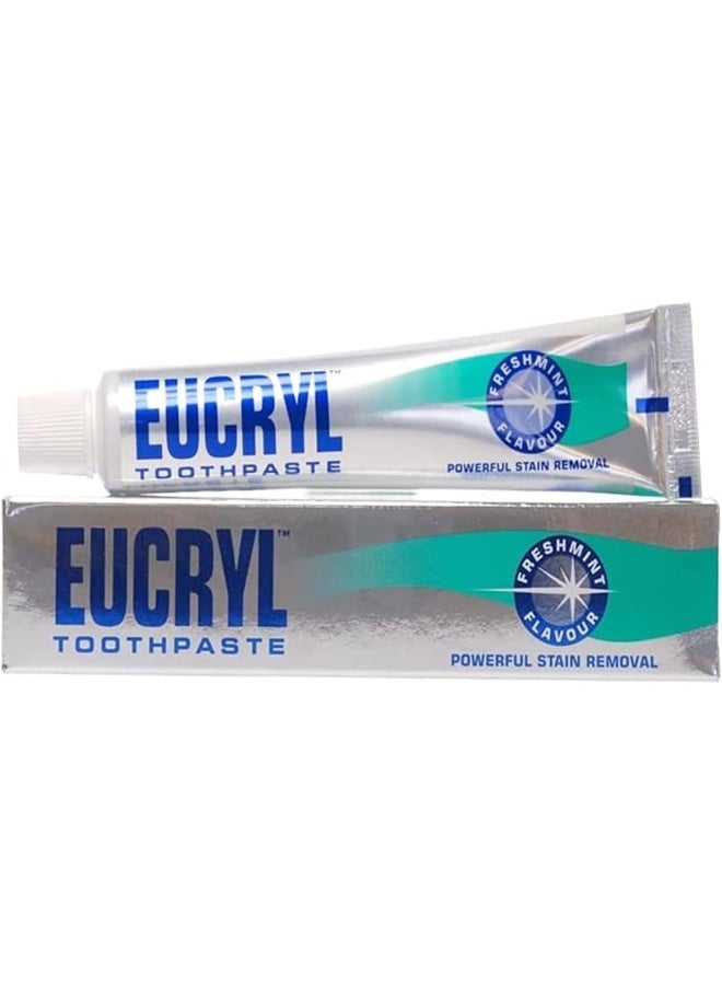 EUCRYL SMOKERS TOOTHPASTE FRESHMINT 50ML POWERFUL STAIN REMOVAL by Eucryl - Image 5